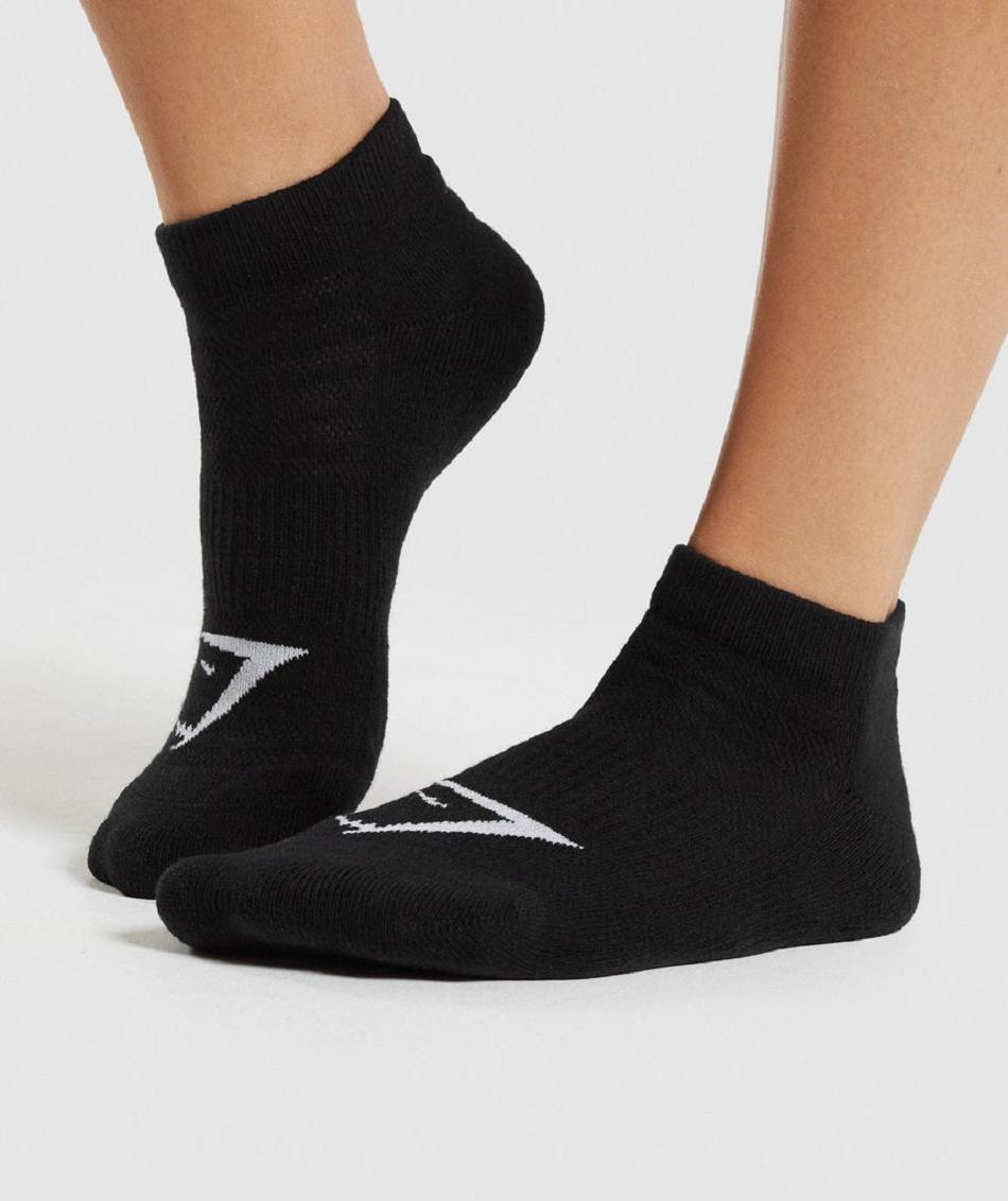 Calcetines Gymshark Ankle 3pk Accessories Negras | CO 4166ZUT